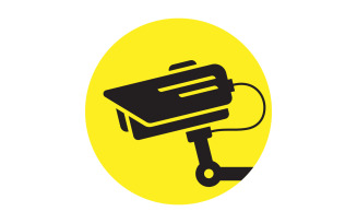 CCTV Security Vector icon design illustration Template v.5