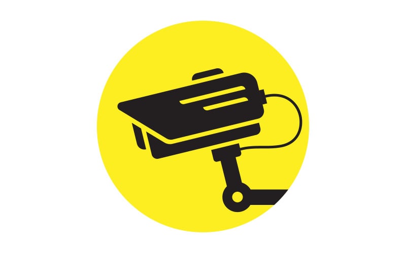 CCTV Security Vector icon design illustration Template v.5 Logo Template