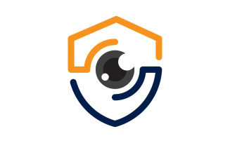 CCTV Security Vector icon design illustration Template v.7