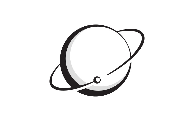 Satelite Global Vector icon design illustration Template v.11 Logo Template
