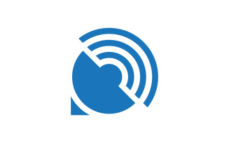 Satelite Global Vector icon design illustration Template v.15