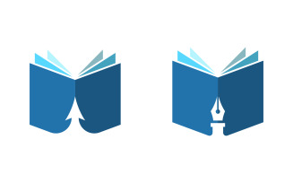 Education School Template vector icon illustration design v.1