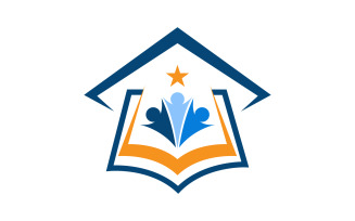 Education School Template vector icon illustration design v.20