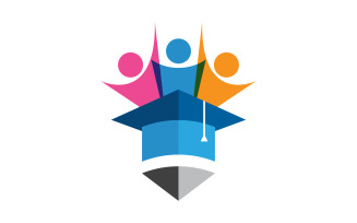 Education School Template vector icon illustration design v.22