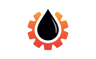 Gear industry Vector icon design illustration Template v.12