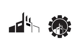 Gear industry Vector icon design illustration Template v.2