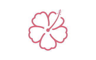 Beauty flower vector icon design template illustration v.17