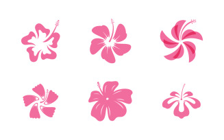 Beauty flower vector icon design template illustration v.19