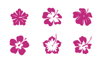Beauty flower vector icon design template illustration v.9