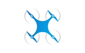 Drone Technology vector icon design illustration template v.17