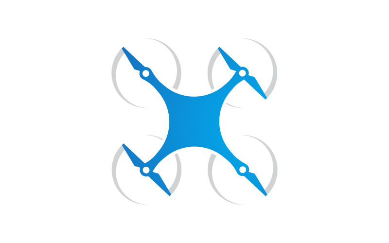 Drone Technology vector icon design illustration template v.17 Logo Template