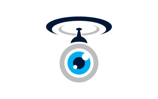 Drone Technology vector icon design illustration template v.1