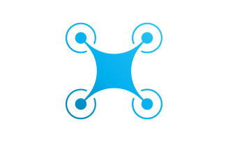 Drone Technology vector icon design illustration template v.4