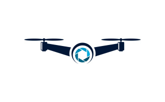 Drone Technology vector icon design illustration template v.5