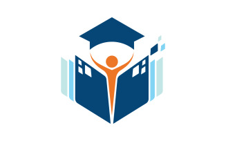 Education School Template vector icon illustration design v.27