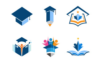 Education School Template vector icon illustration design v.29