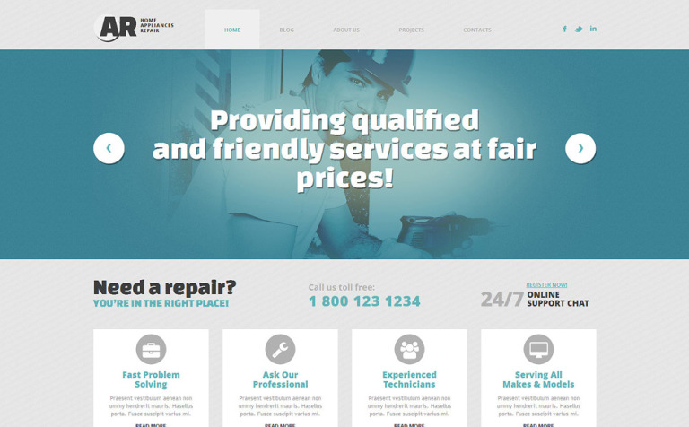 Accounting Website Responsive WordPress Template Big Screenshot Accounting Website Responsive WordPress Theme New Screenshots BIG