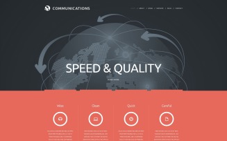 Communications Joomla Template