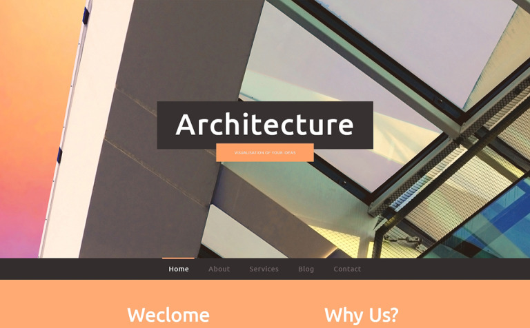 Construction Company Bootstrap Website Template Big Screenshot Construction Company Responsive Website Template New Screenshots BIG