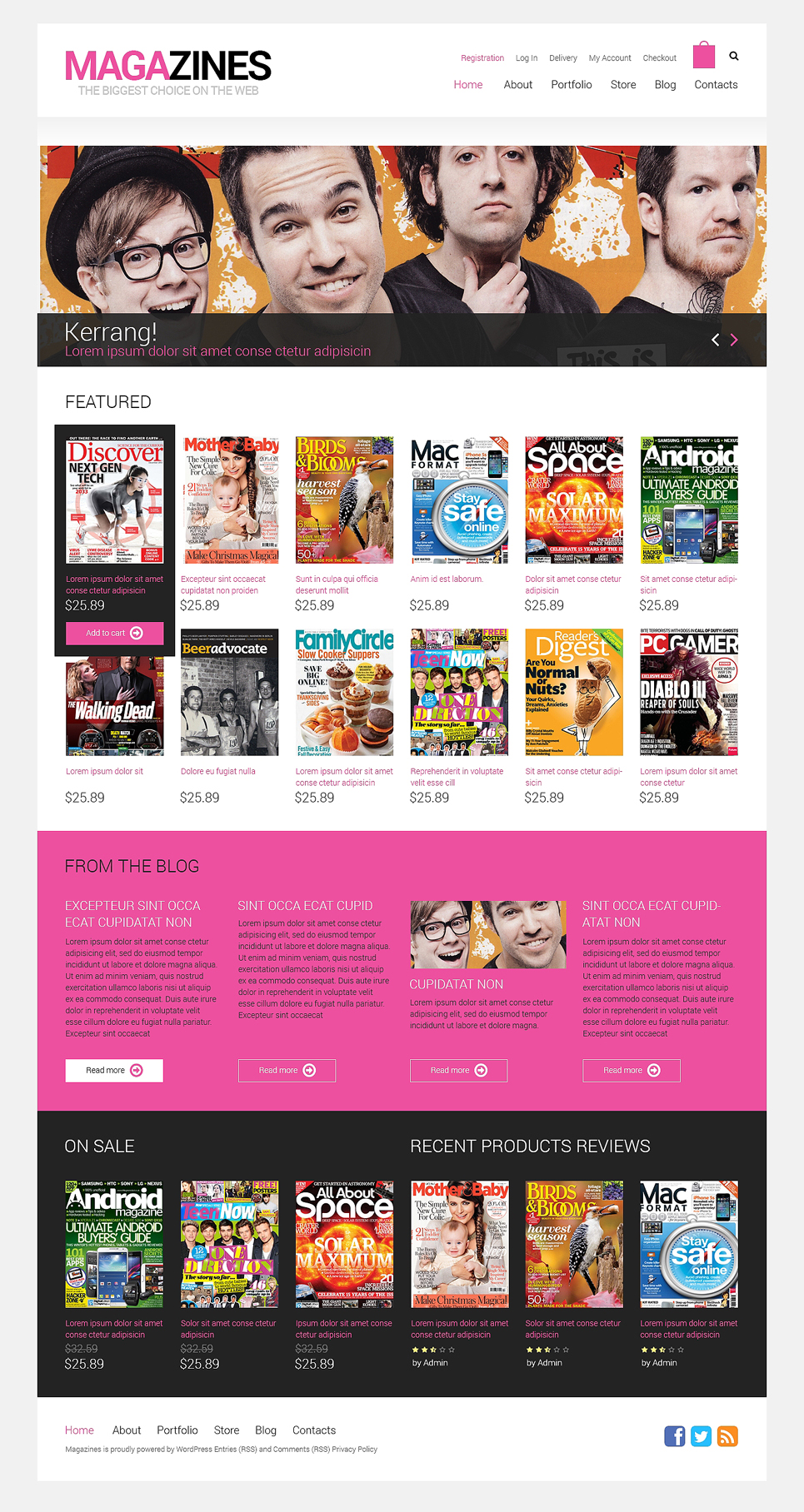 News Portal Responsive WooCommerce Theme New Screenshots BIG