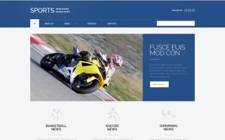 Sports News Responsive WordPress Theme