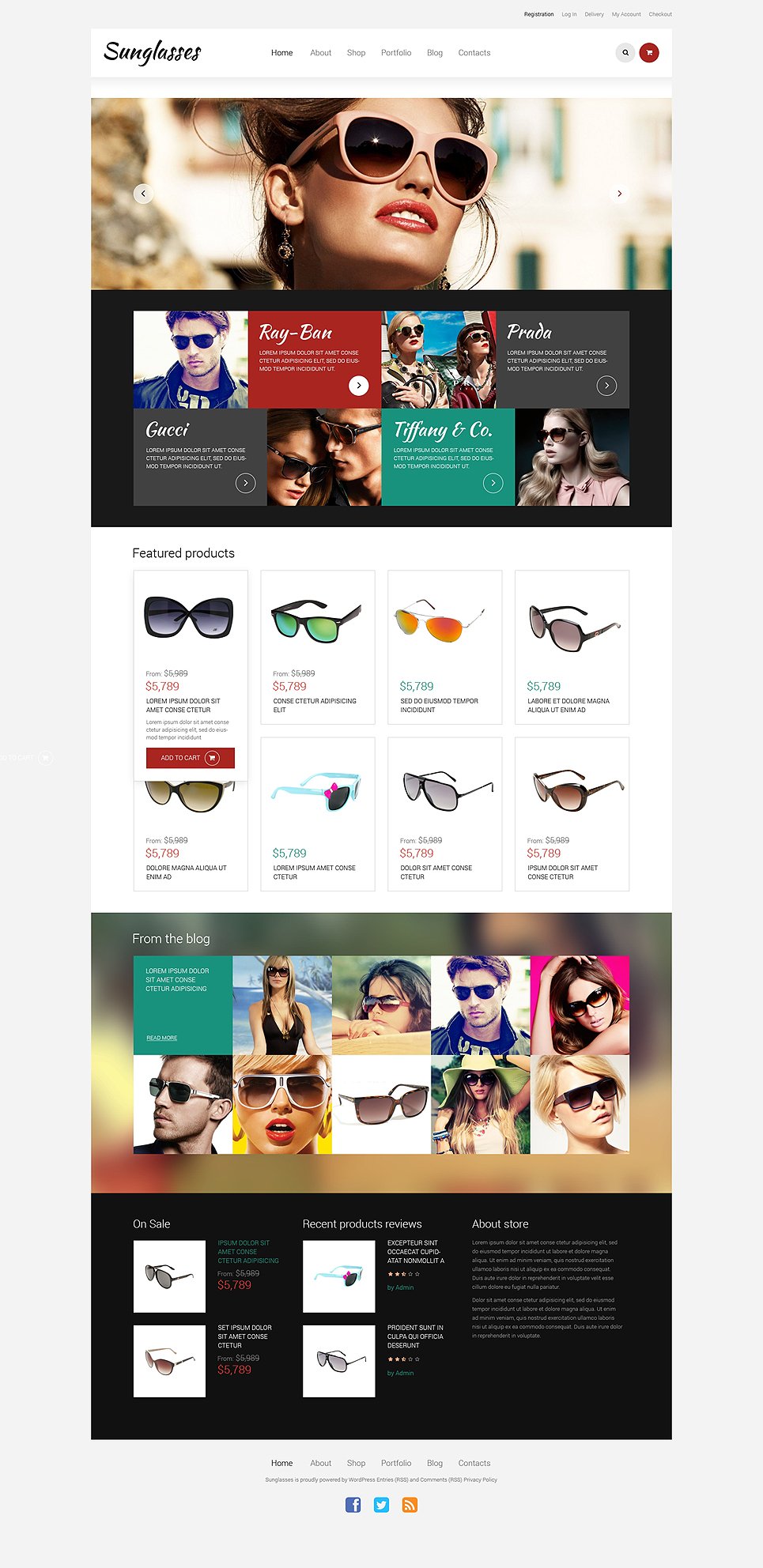 Sunglasses - Responsive WooCommerce Theme New Screenshots BIG