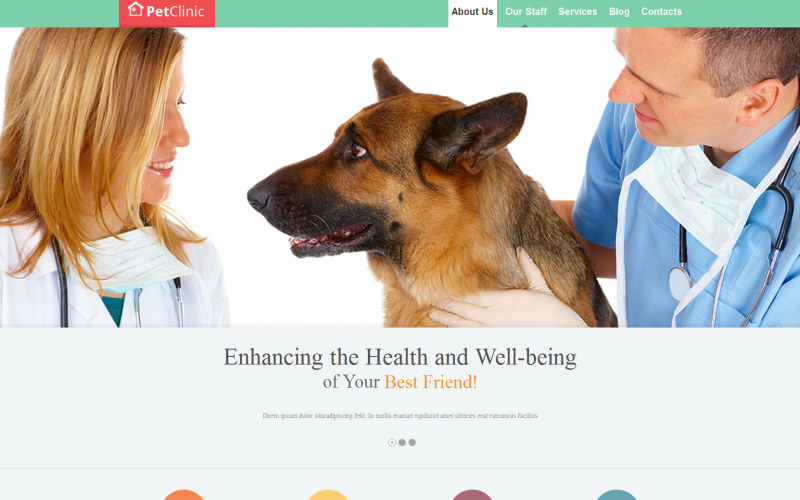 Vet Responsive Website Template