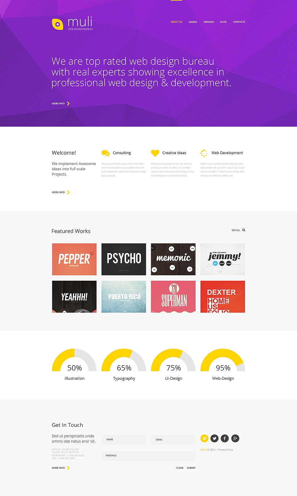 Web Design Responsive Website Template New Screenshots BIG