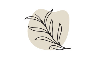 Beauty florist Shop logo vector icon design template v.20