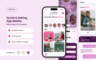 Love Person - Playful Social and Dating App UI Kit