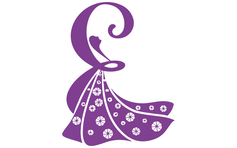 A creative illustration of the logo for the women's clothing store Illustration