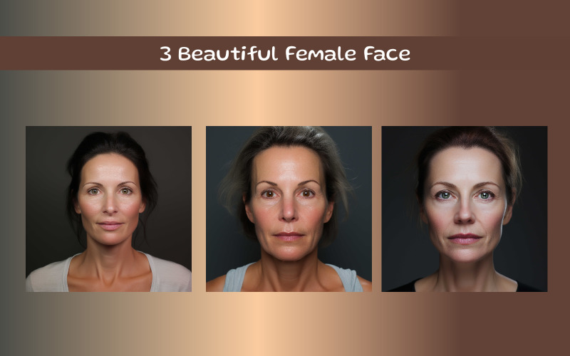 Beautiful Female Model AI image Illustration