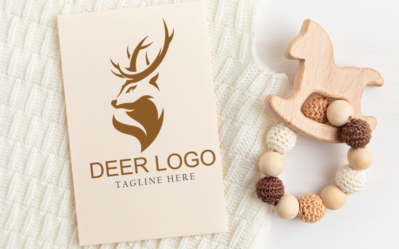 Wild Life Deer logo Template Logo Template