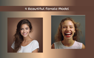 Attractive Female Model AI image