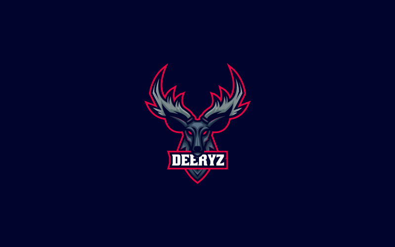 Deeryz E-Sport And Sport Logo Logo Template