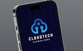 Digital Cloud Tech Professional Logo