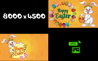 Happy Easter (festive illustration)