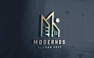 Modern Home Real Estate Pro Logo