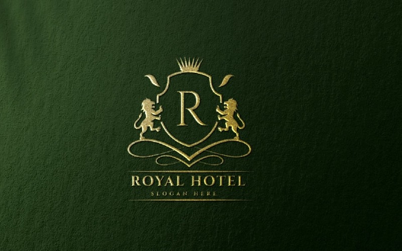 Royal Hotel Letter R Professional Logo Logo Template