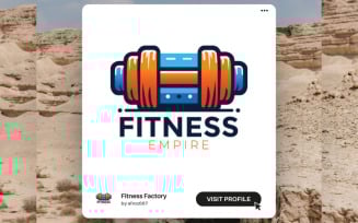 Ultimate Fitness Logo Template – Bold & Modern Gym Logo