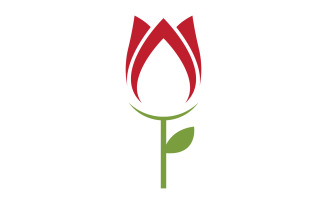 Beauty florist Shop icon logo design template v.6