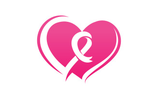 Breast cancer concept Pink ribbon event Vector illustration v.2