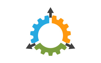 Gear work industry Vector icon design illustration v.14
