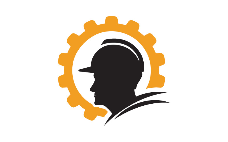 Gear work industry Vector icon design illustration v.15 Logo Template