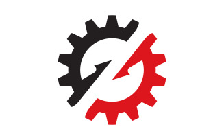 Gear work industry Vector icon design illustration v.4