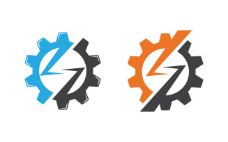 Gear work industry Vector icon design illustration v.9