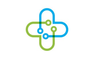 Health Medical element icon logo illustration template vector v.6