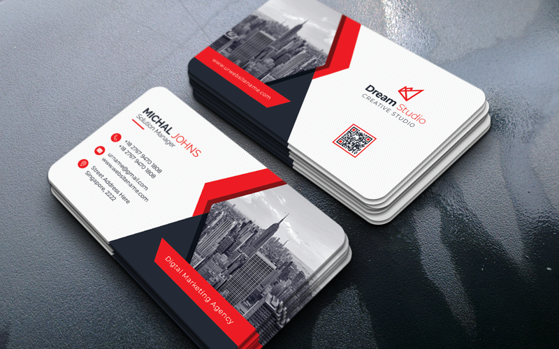 Business Card Templates Corporate Identity Template v309