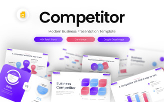 Competitor Business Section Google Slides Template