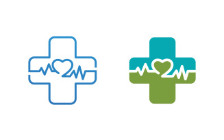 Health Medical element icon logo illustration template vector v.13